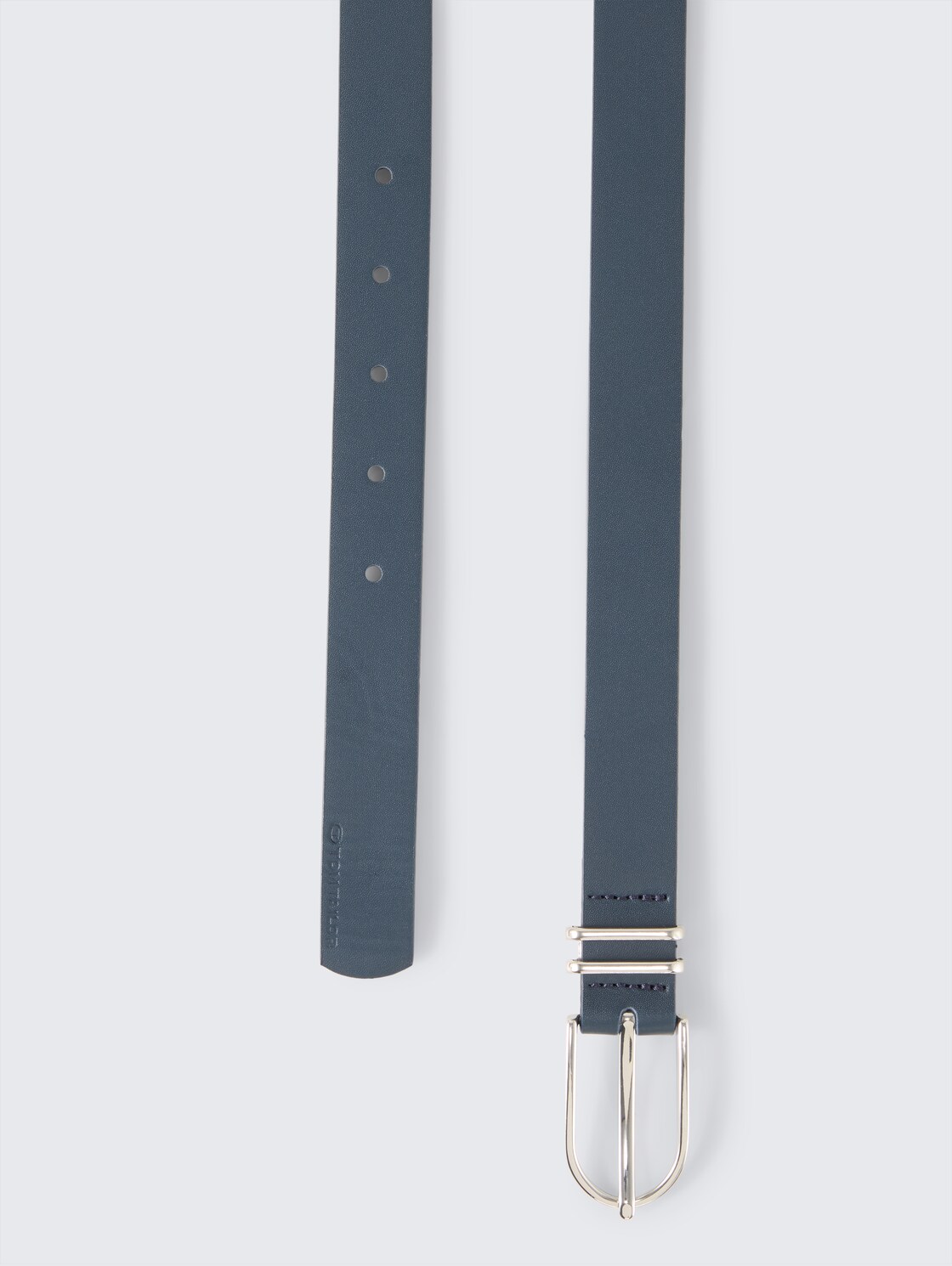 TTELIZA schmaler Gürtel mit abgerundeter Dornschließe - navy uni - Produkt-Ansicht von oben 