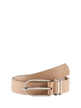 Geselecteerd, TTELIZA smalle riem met afgeronde gesp door Tom Tailor, beige