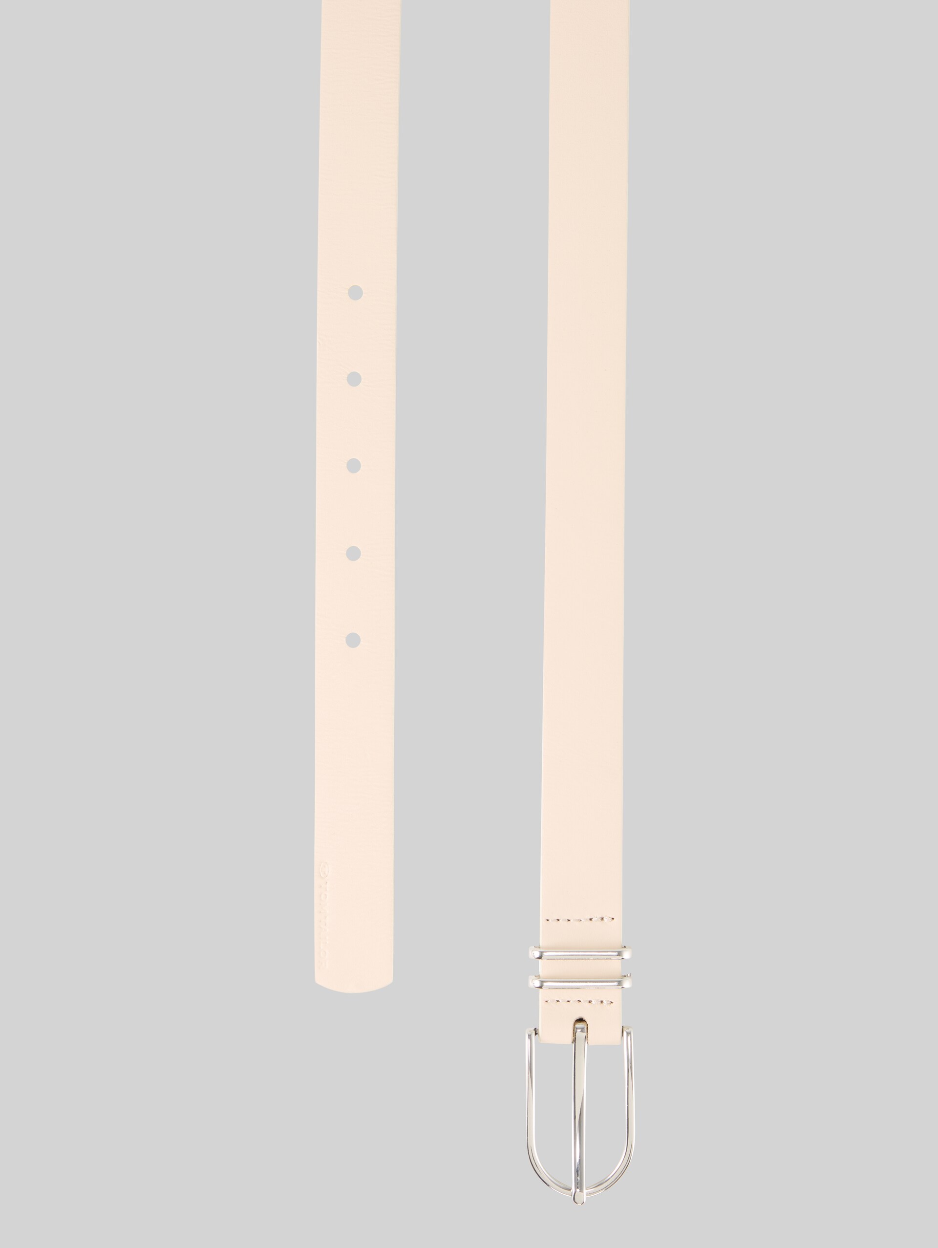 TTELIZA narrow belt with rounded pin buckle - vanilla uni - Product view from top 