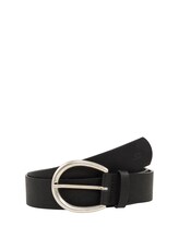 Nicht ausgewählt, TTIVY Ledergürtel mit abgerundeter Dornschließe von , schwarz