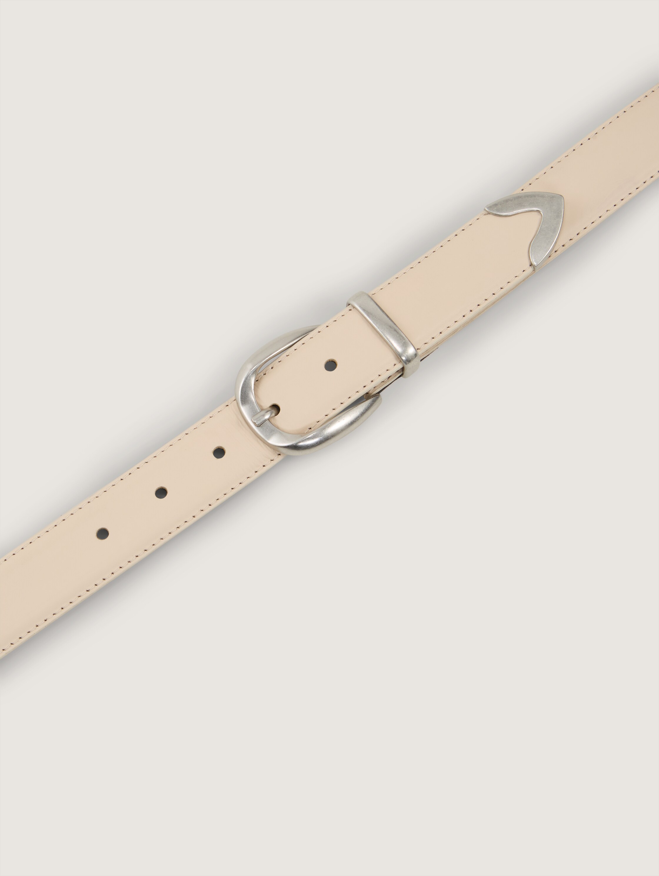 TTPIPER Ledergürtel mit abgerundeter Dornschließe - vanilla_uni - 