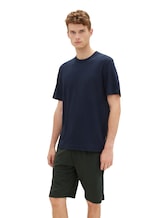 Ausgewählt, gestreifte Pyjama-Hose von Tom Tailor, grün