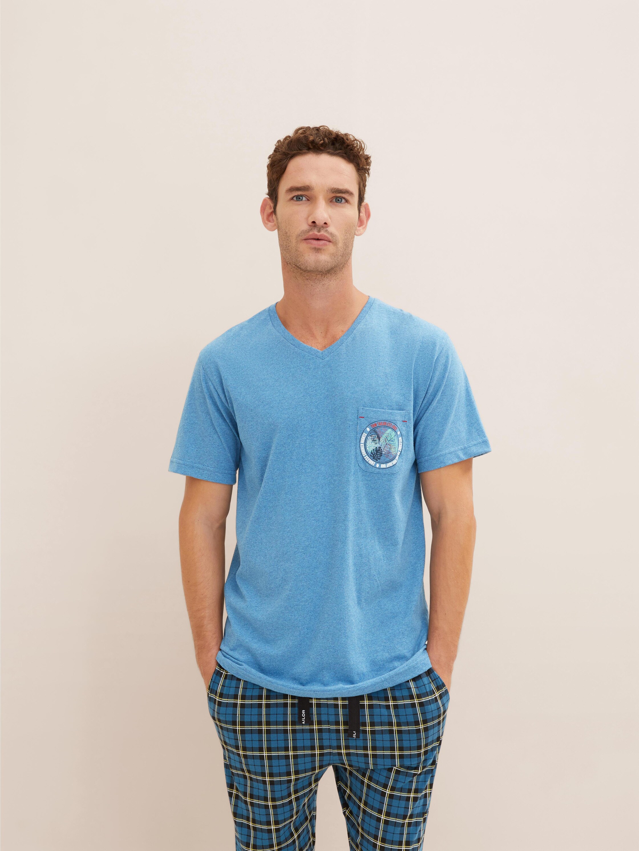 Pyjama-Shirt mit Motivprint - 2