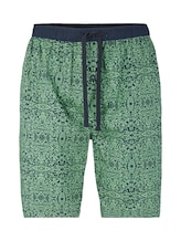 Geselecteerd, Bermuda met motief door Tom Tailor, blauw