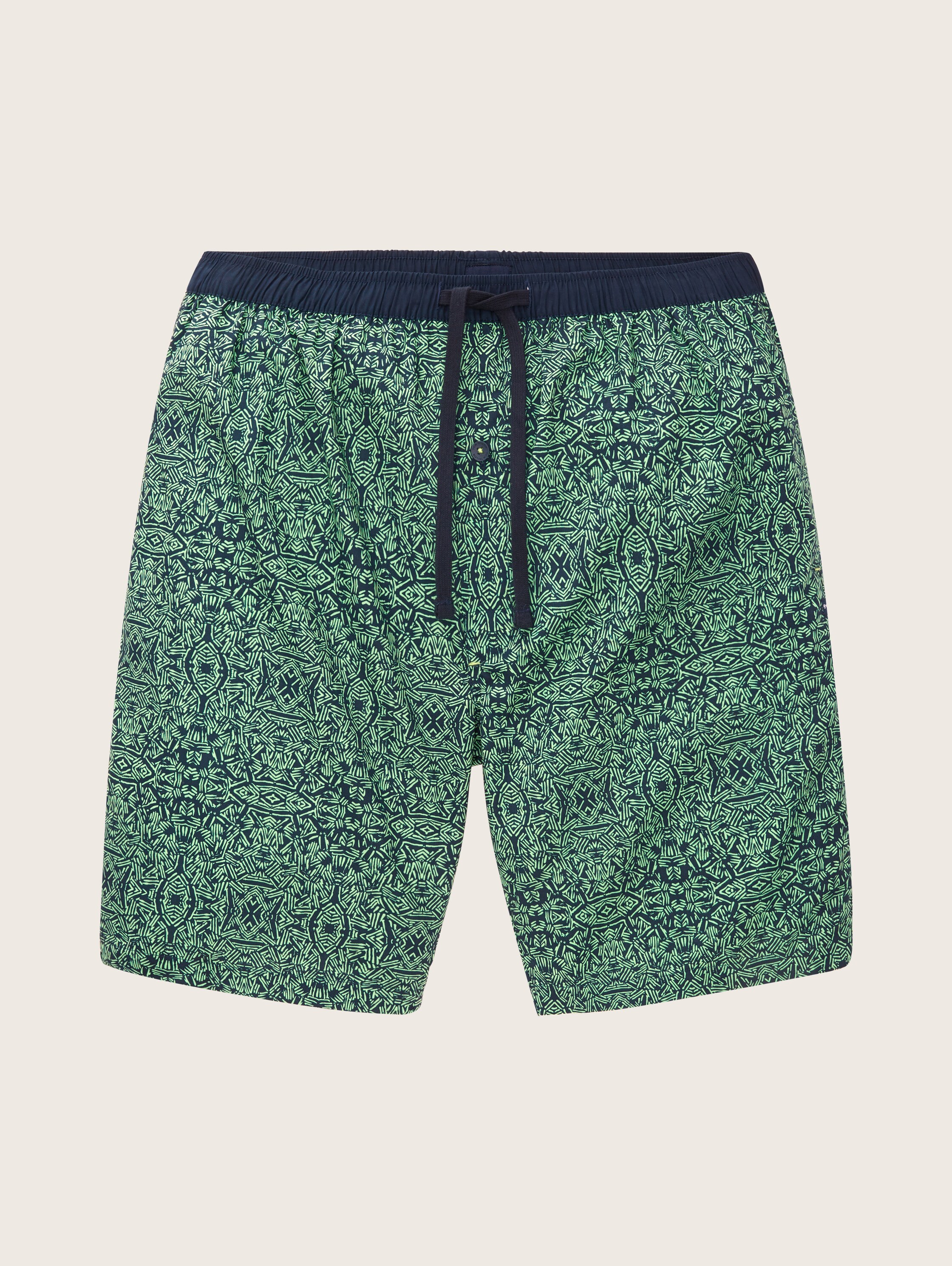 Bermuda met motief - blue-dark-allover