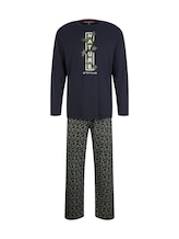Geselecteerd, Pyjama met print door Tom Tailor, groen