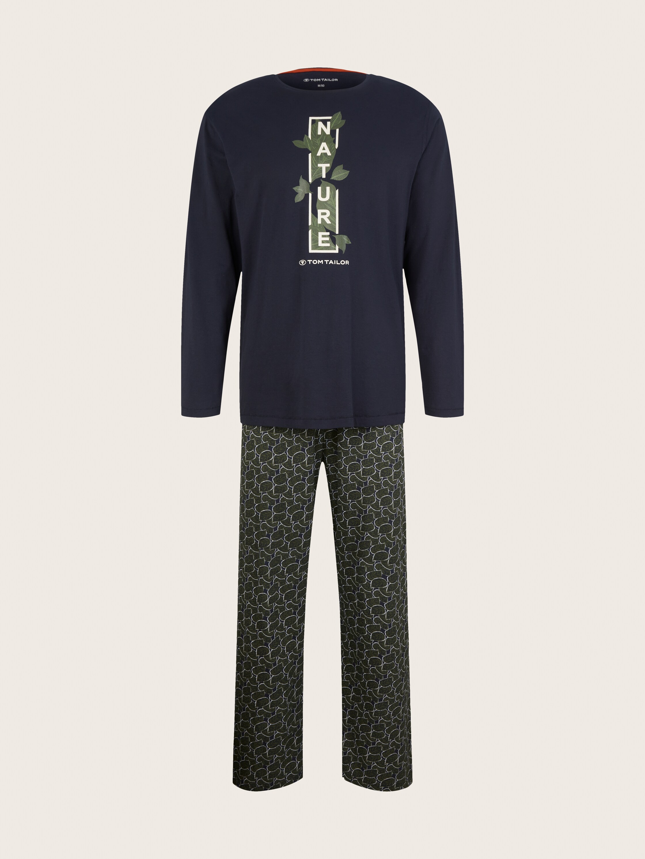 Pyjama met print - green allover - Product vooraanzicht