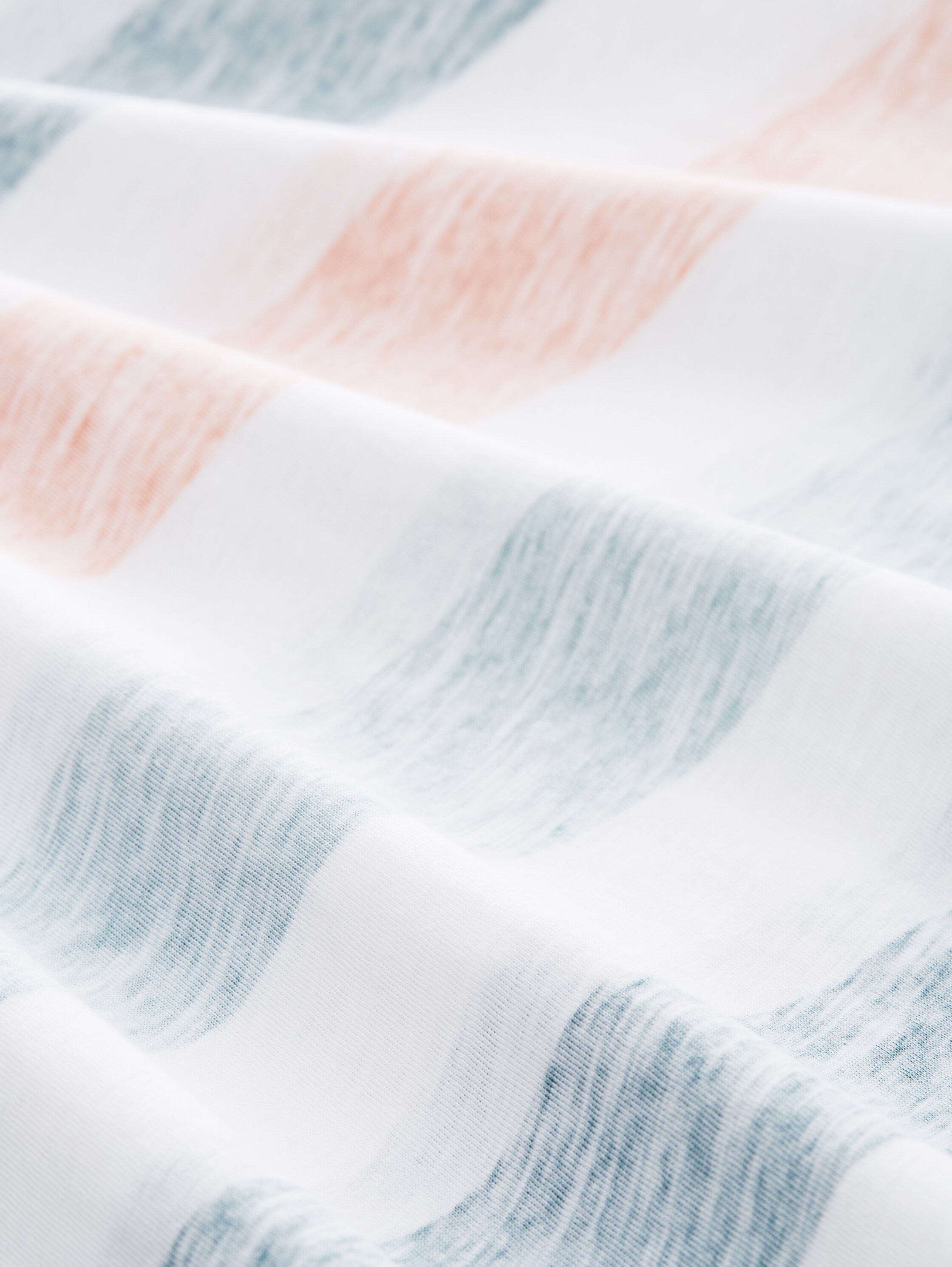 Striped short pyjamas - white-medium-horizontal stripe - Material view