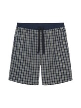 Selected, Cotton pyjama shorts with a checked pattern by Tom Tailor, green