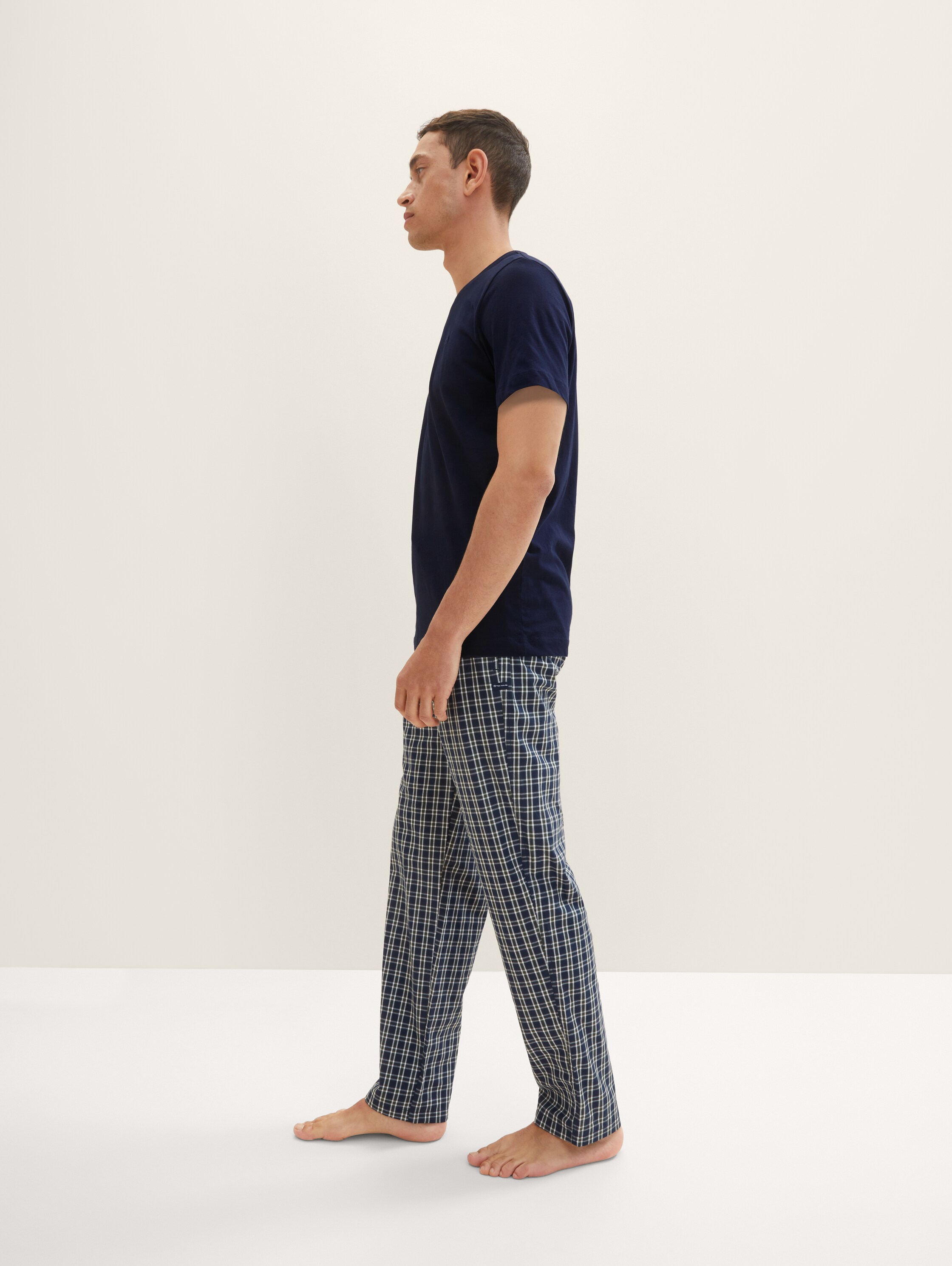 Pyjama-Hose aus Baumwolle mit Karomuster - 8
