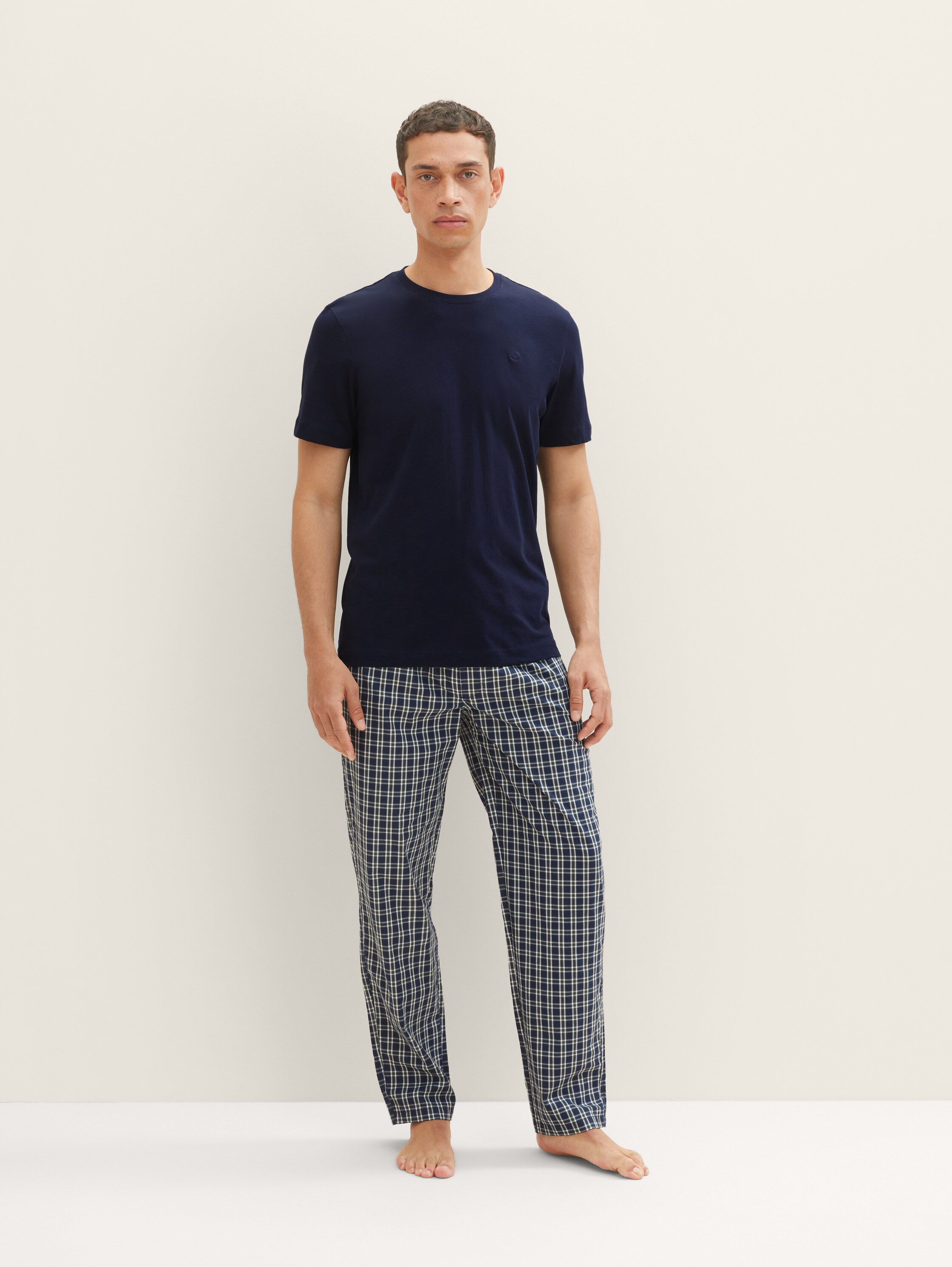 Pyjama-Hose aus Baumwolle mit Karomuster - 1