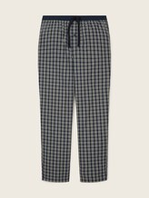 Pyjama-Hose aus Baumwolle mit Karomuster - green-dark-check - Vorder-Produkt-Ansicht