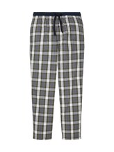 Ausgewählt, Pyjama-Hose aus Baumwolle mit Karomuster von Tom Tailor, grün