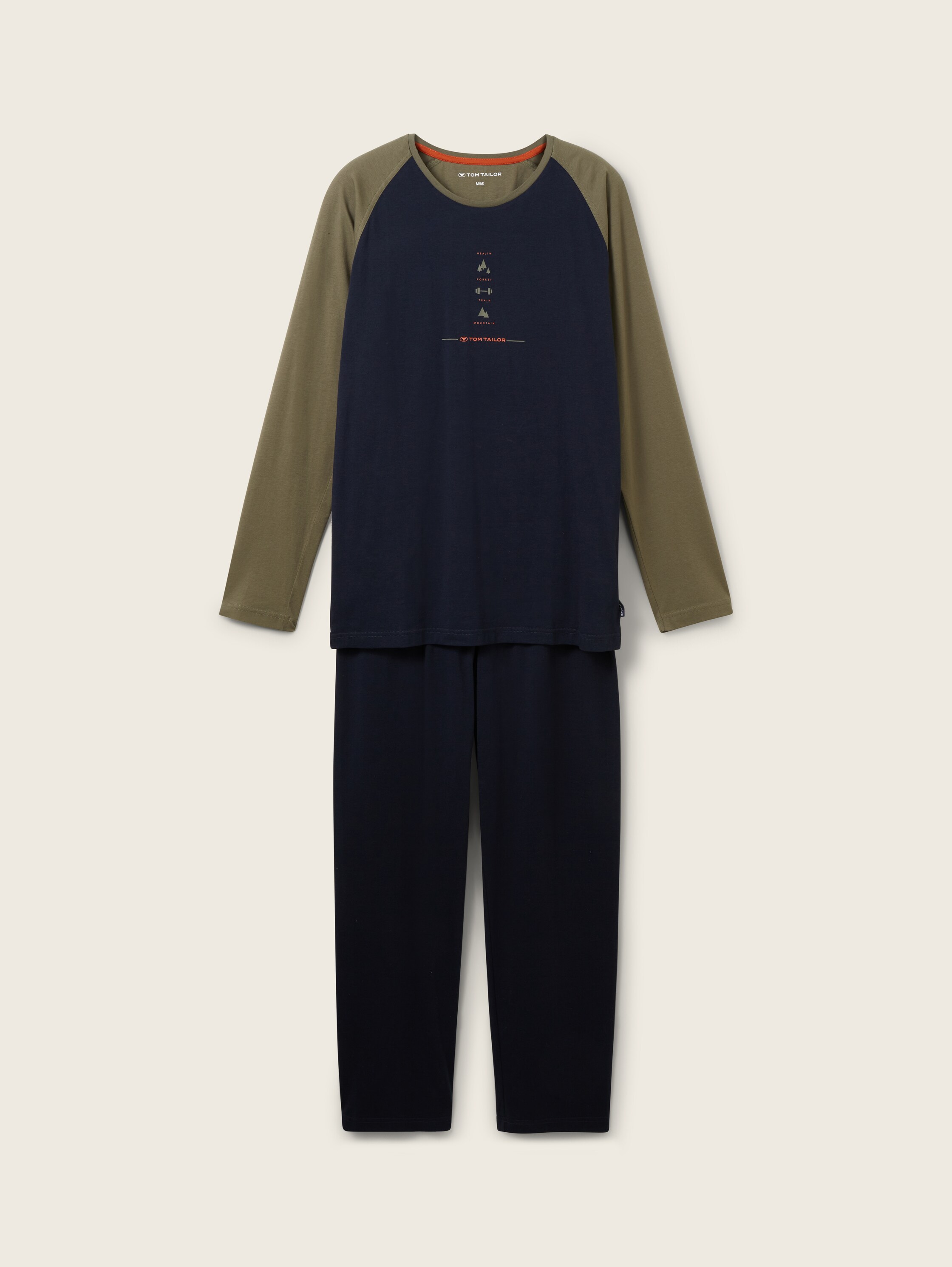 Pyjama mit Print - dark blue multi - Vorder-Produkt-Ansicht