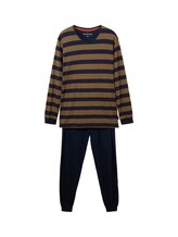 Ausgewählt, Gestreifter Pyjama von Tom Tailor, grün