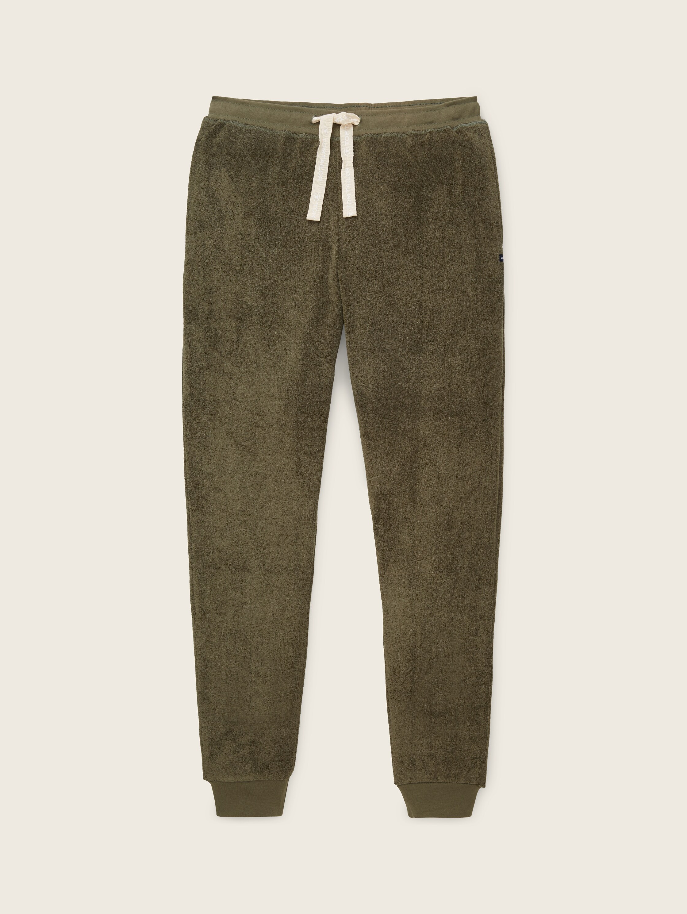 Pyjama bottoms - green-medium-solid - Front product view