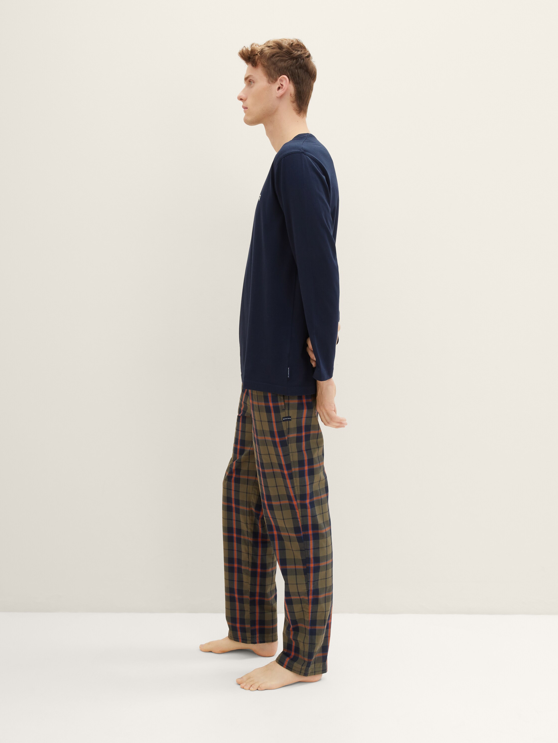 Pantalon de pyjama à carreaux - green-medium-check