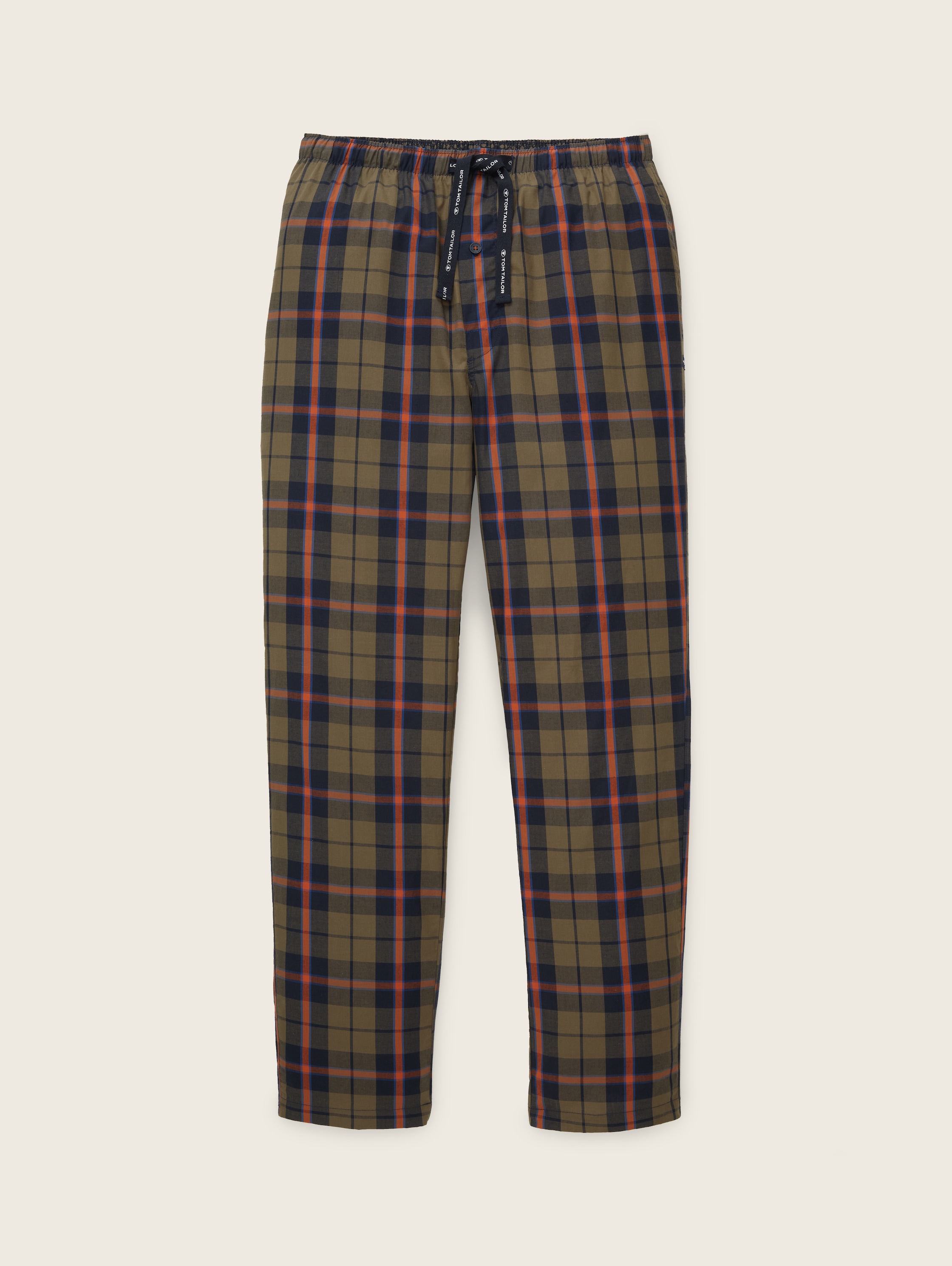 Pantalon de pyjama à carreaux - green-medium-check - Vue de face du produit