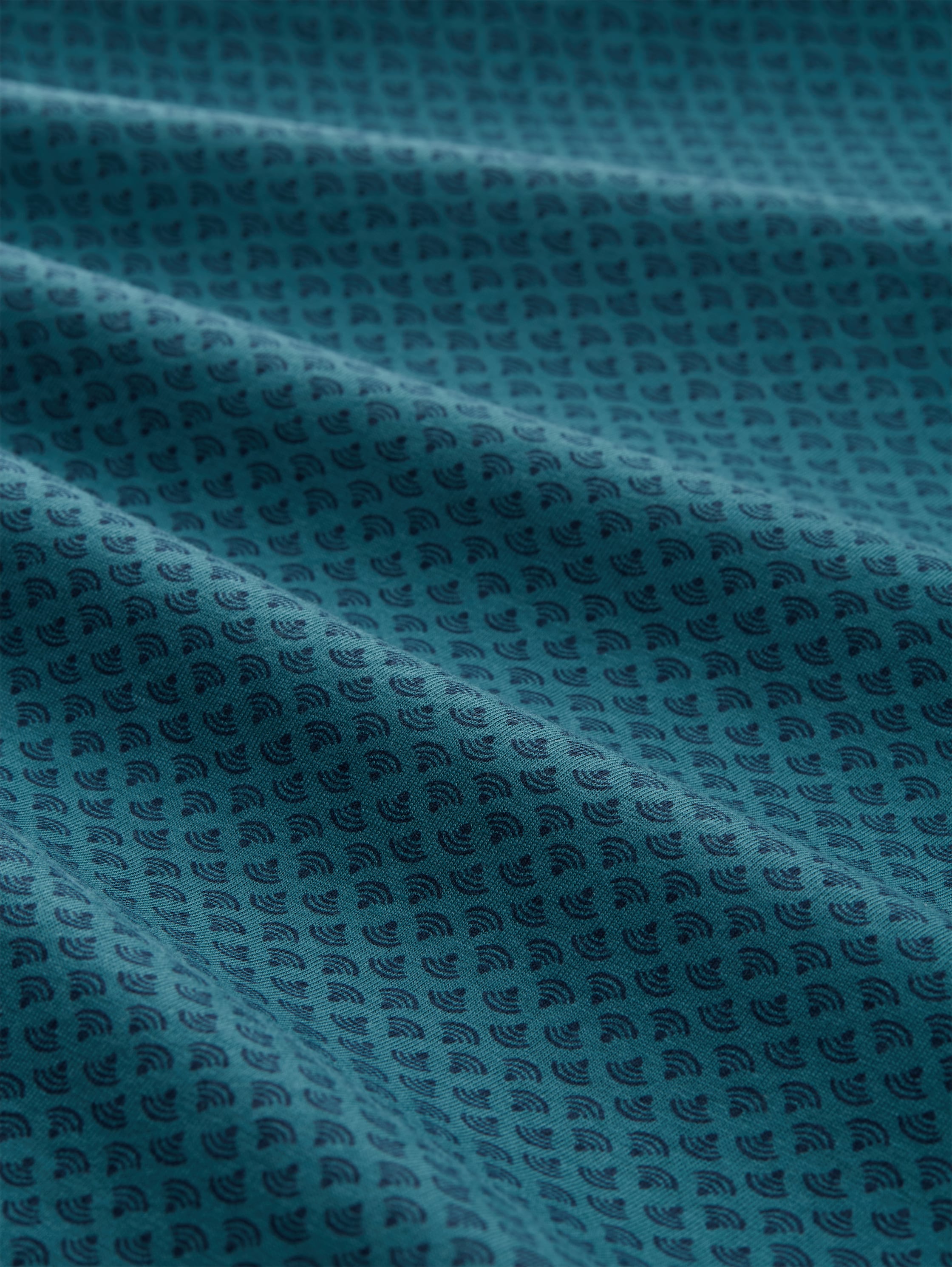 Gemustertes Pyjama - green-medium-allover - Material-Ansicht