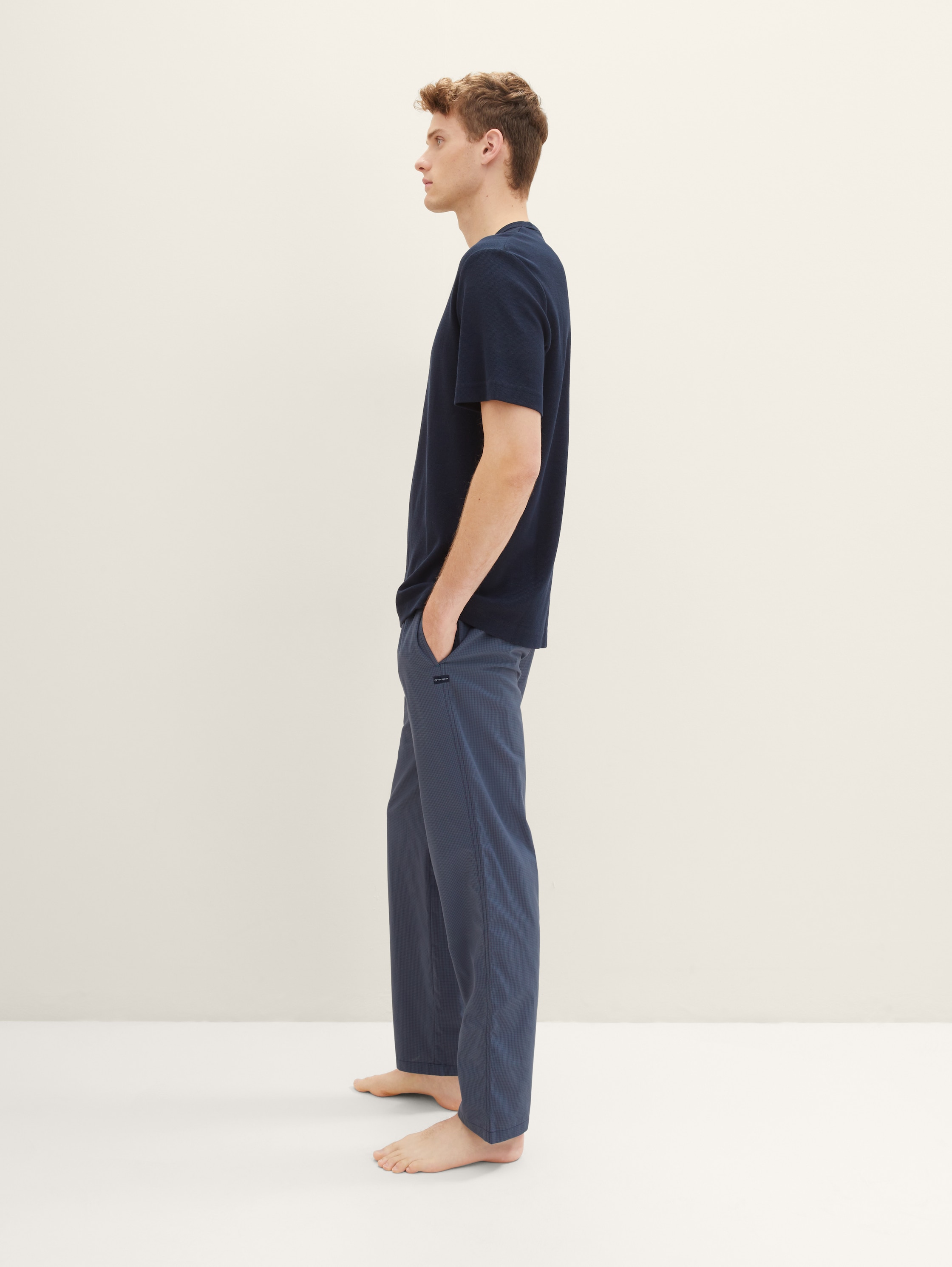 geruite pyjamabroek - purple-dark-check