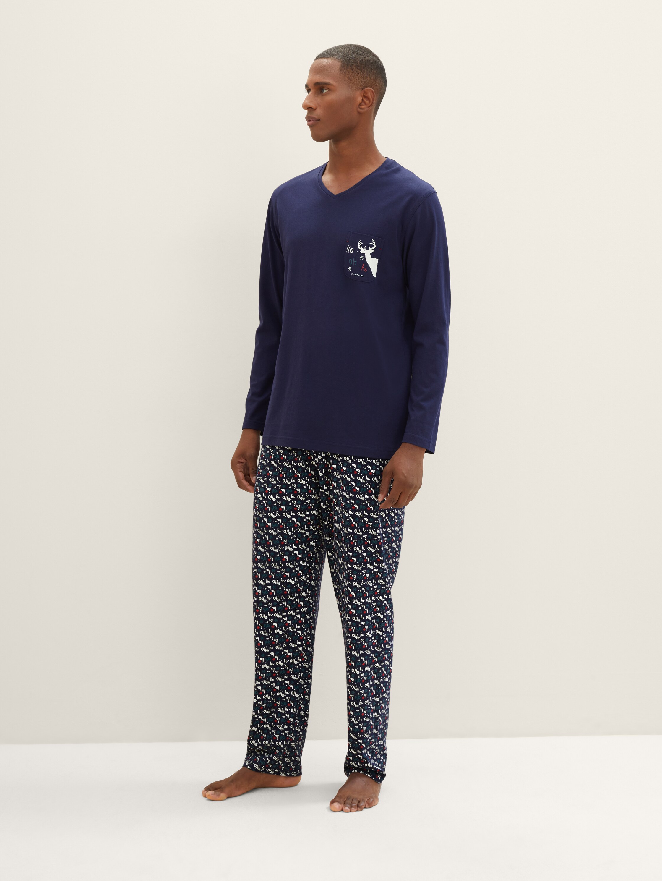 Gemusterter Pyjama - 2