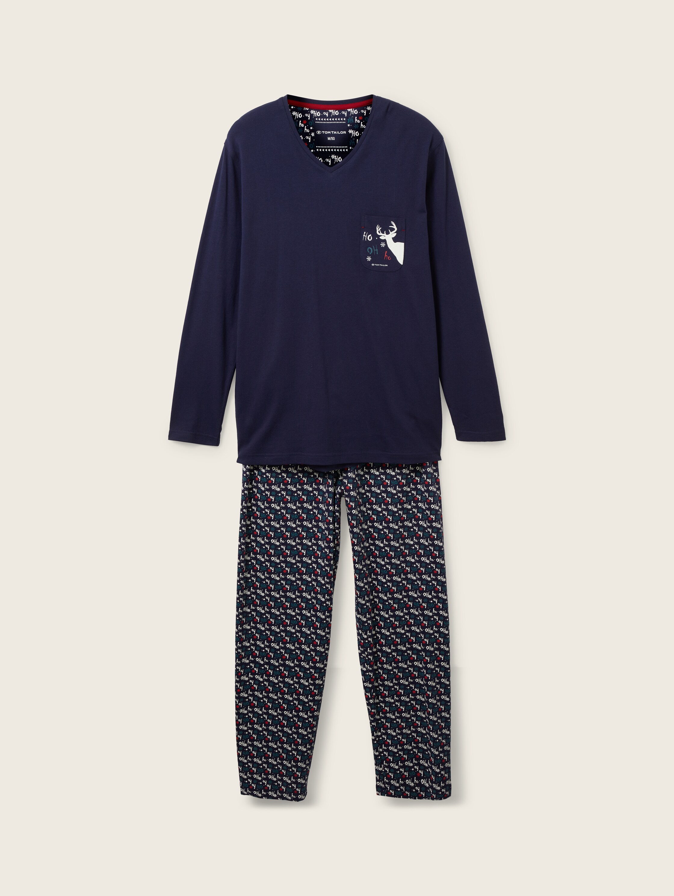 Gemusterter Pyjama - 4