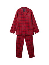 Ausgewählt, Pyjama mit Karomuster von Tom Tailor, rot