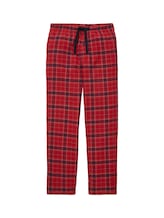 Geselecteerd, geruite pyjamabroek door Tom Tailor, rood