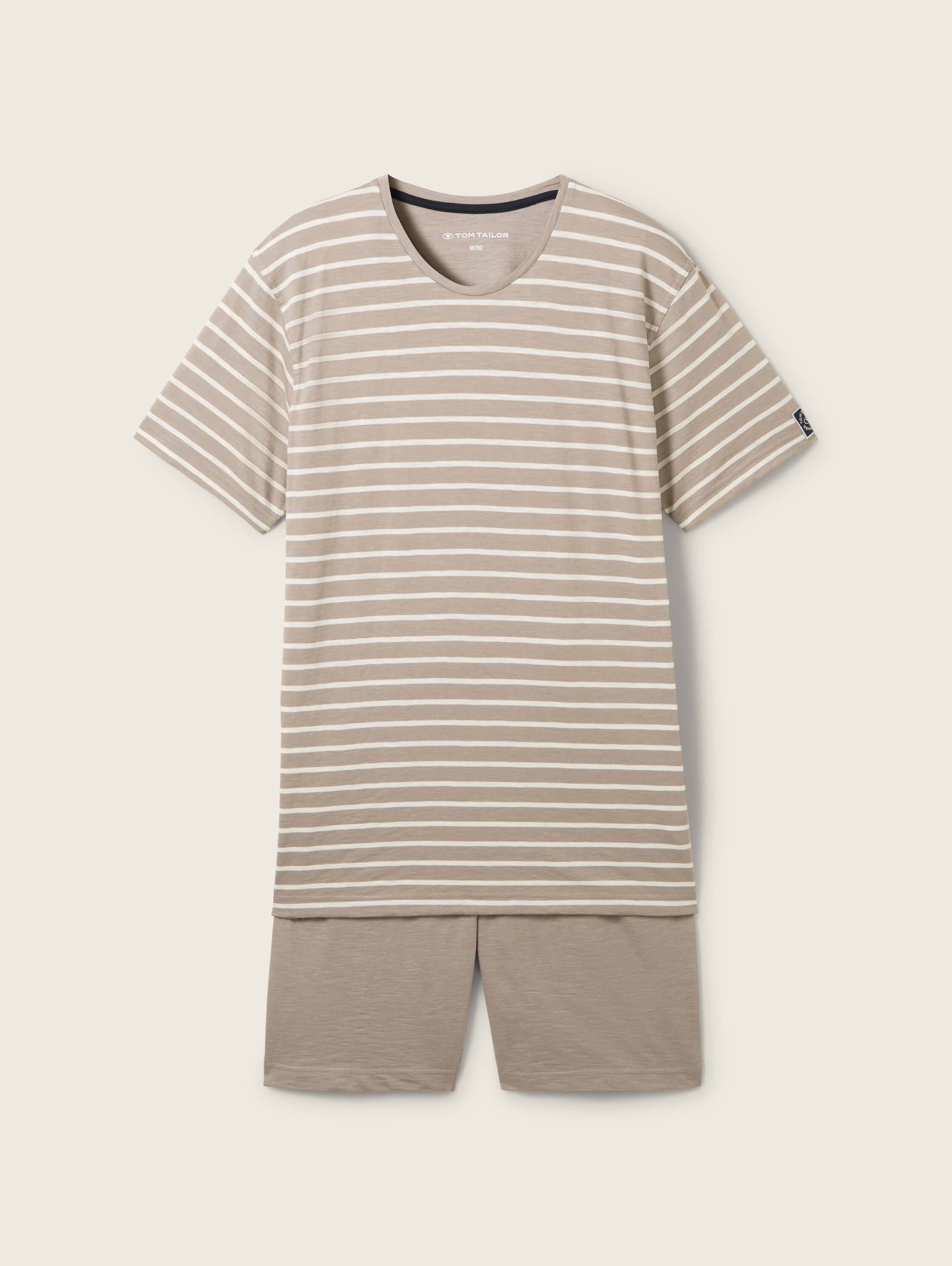 Pyjamaset met gestreept patroon - greymediumstripes - 