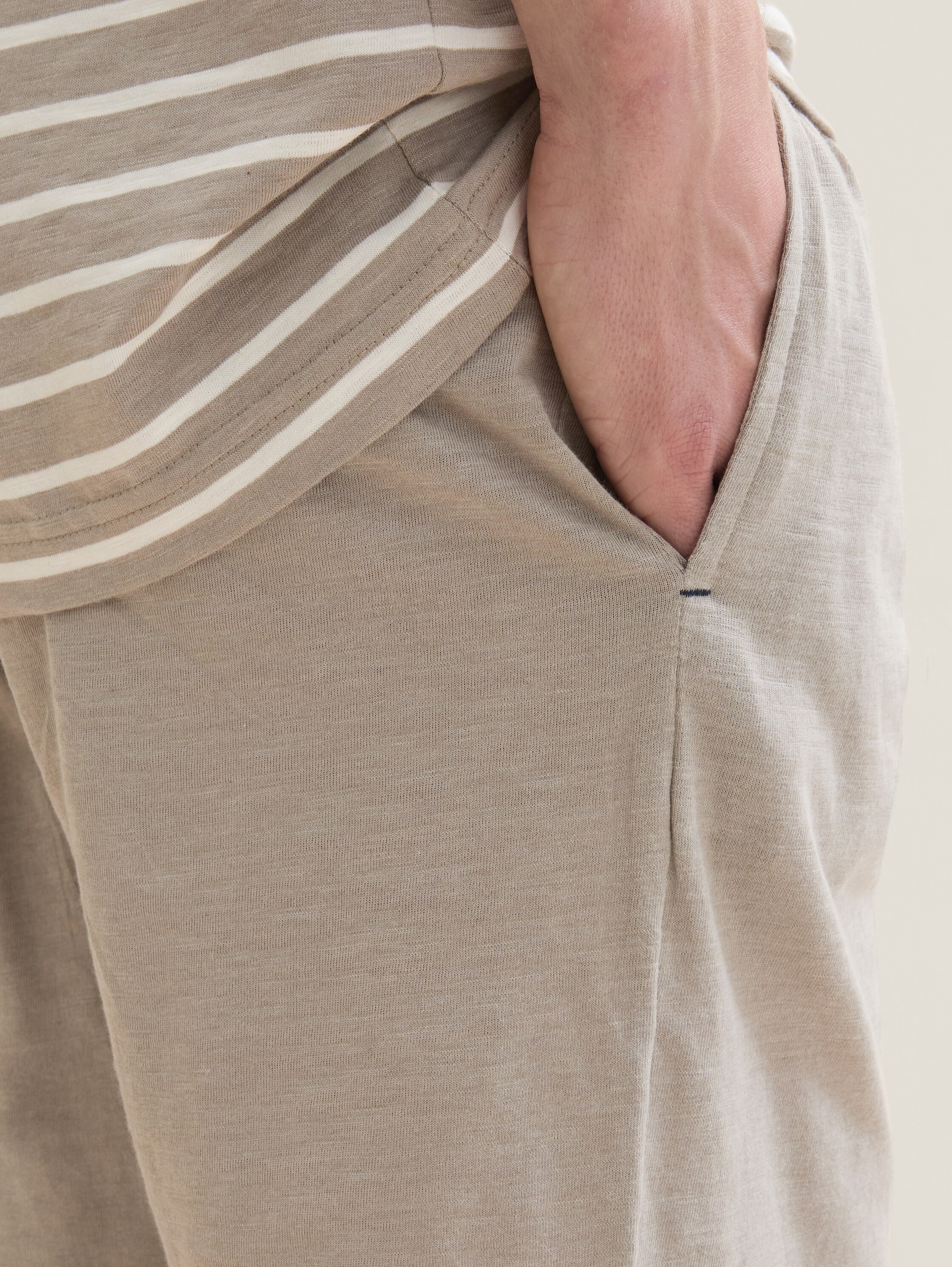 Pyjamaset met gestreept patroon - greymediumstripes - 