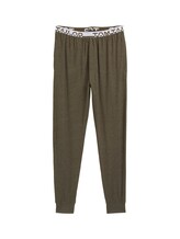 Ausgewählt, Pyjama-Hose in Melange-Optik von Tom Tailor, grün