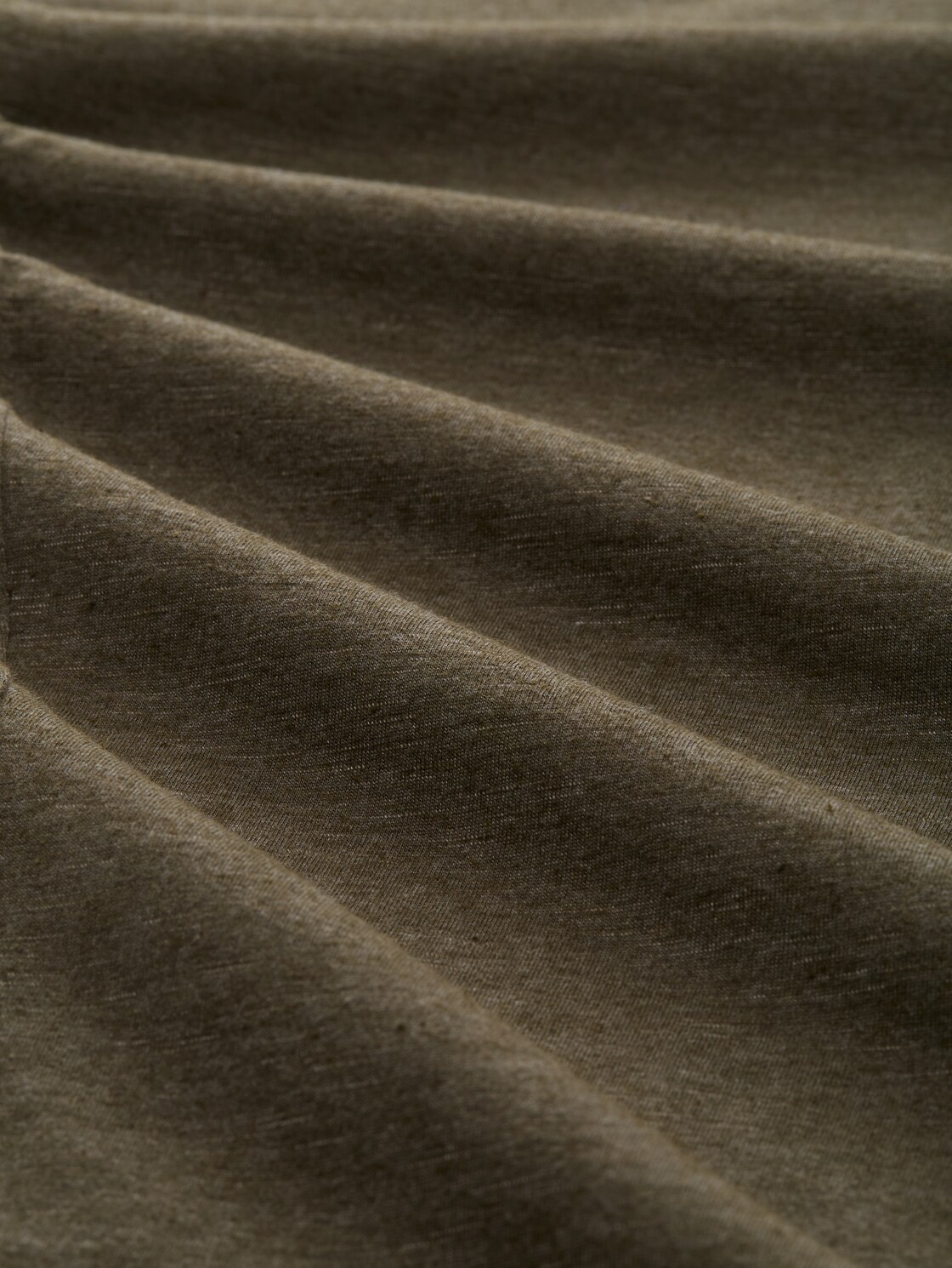 Pyjama-Hose in Melange-Optik - green-medium-melange - Material-Ansicht