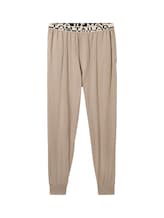 Nicht ausgewählt, Pyjama-Hose in Melange-Optik von , beige