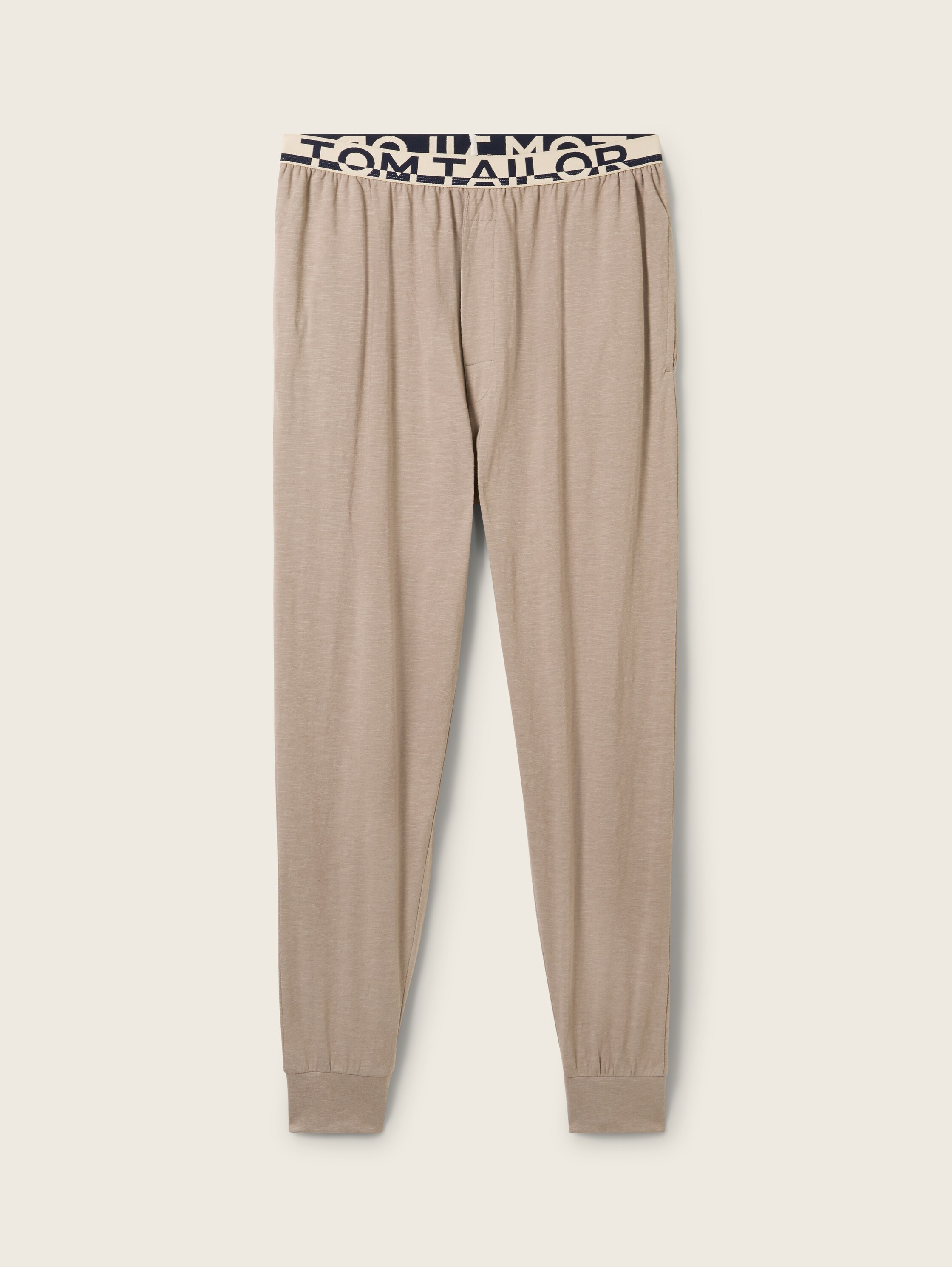 Pyjamabroek in gemêleerde look - greymediummelange - 