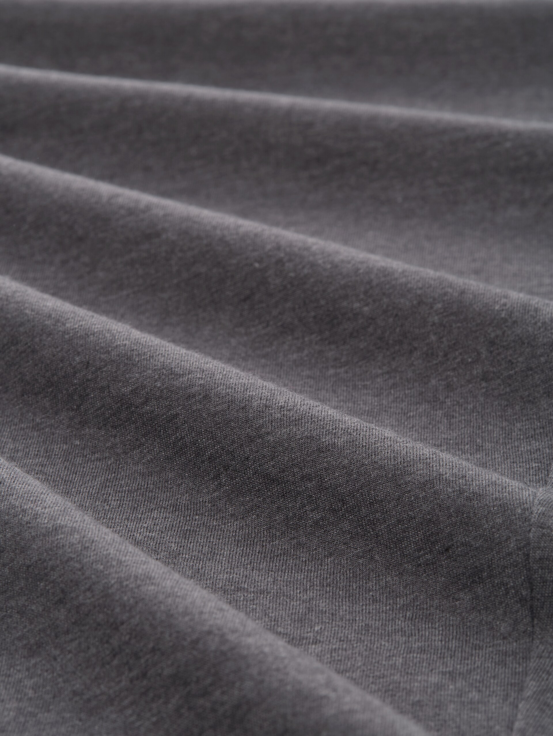 Pyjama-Hose in Melange-Optik - grey-dark-melange - Material-Ansicht