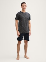 Pyjamaset met streepjesmotief - blue stripe