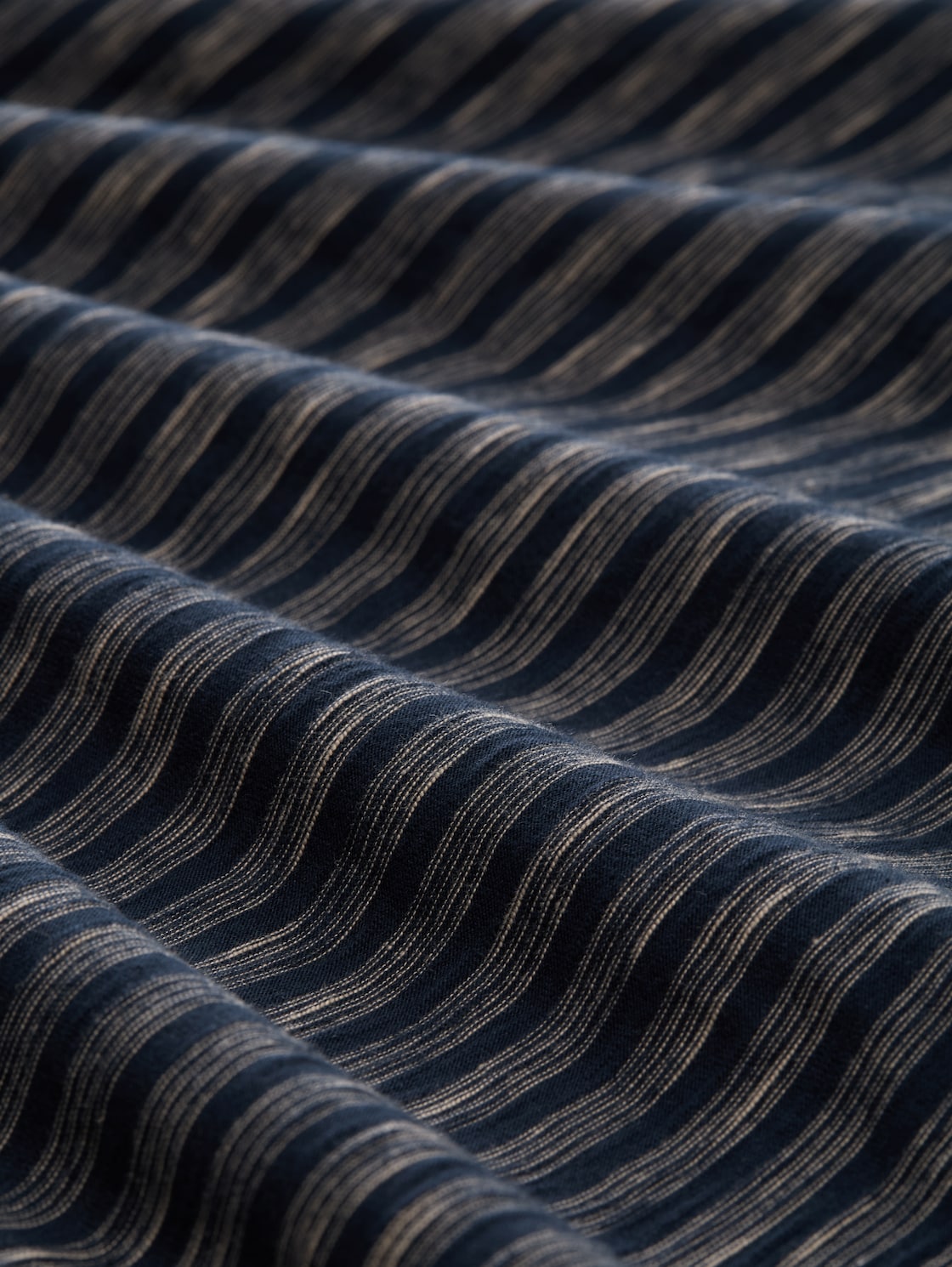 Pyjama-Set mit Streifenmuster - blue stripe - Material-Ansicht