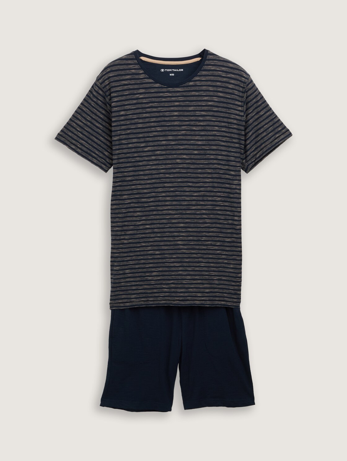 Pyjama-Set mit Streifenmuster - blue stripe - Vorder-Produkt-Ansicht