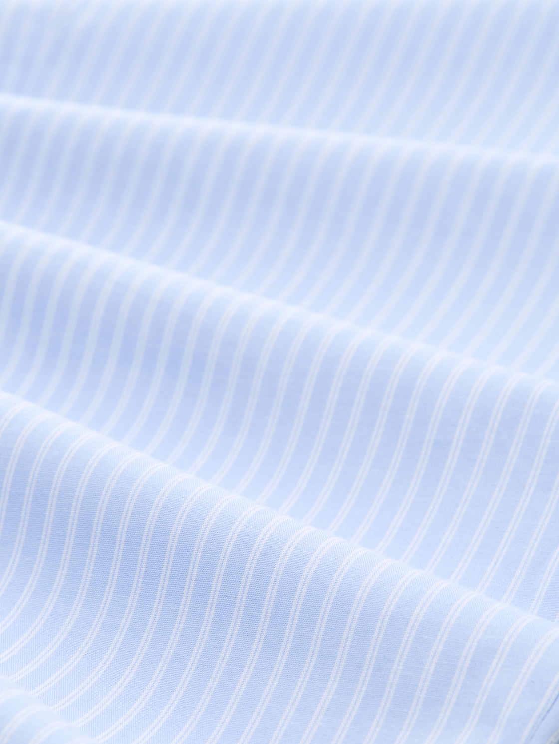 Pyjama-Shorts aus Baumwolle mit Streifenmuster - blue-light-stripe - Material-Ansicht