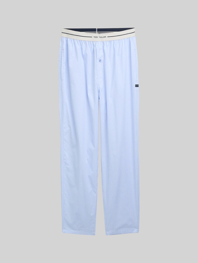 Pyjama broek van katoen door Men, blue-light-stripe