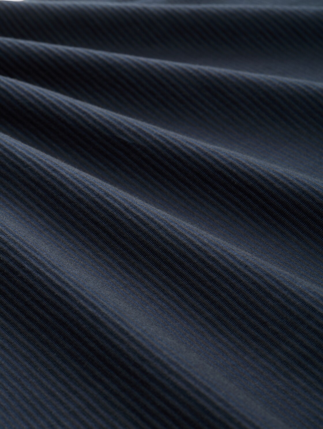 Ripp Pyjama-Set - blue-dark-solid - Material-Ansicht