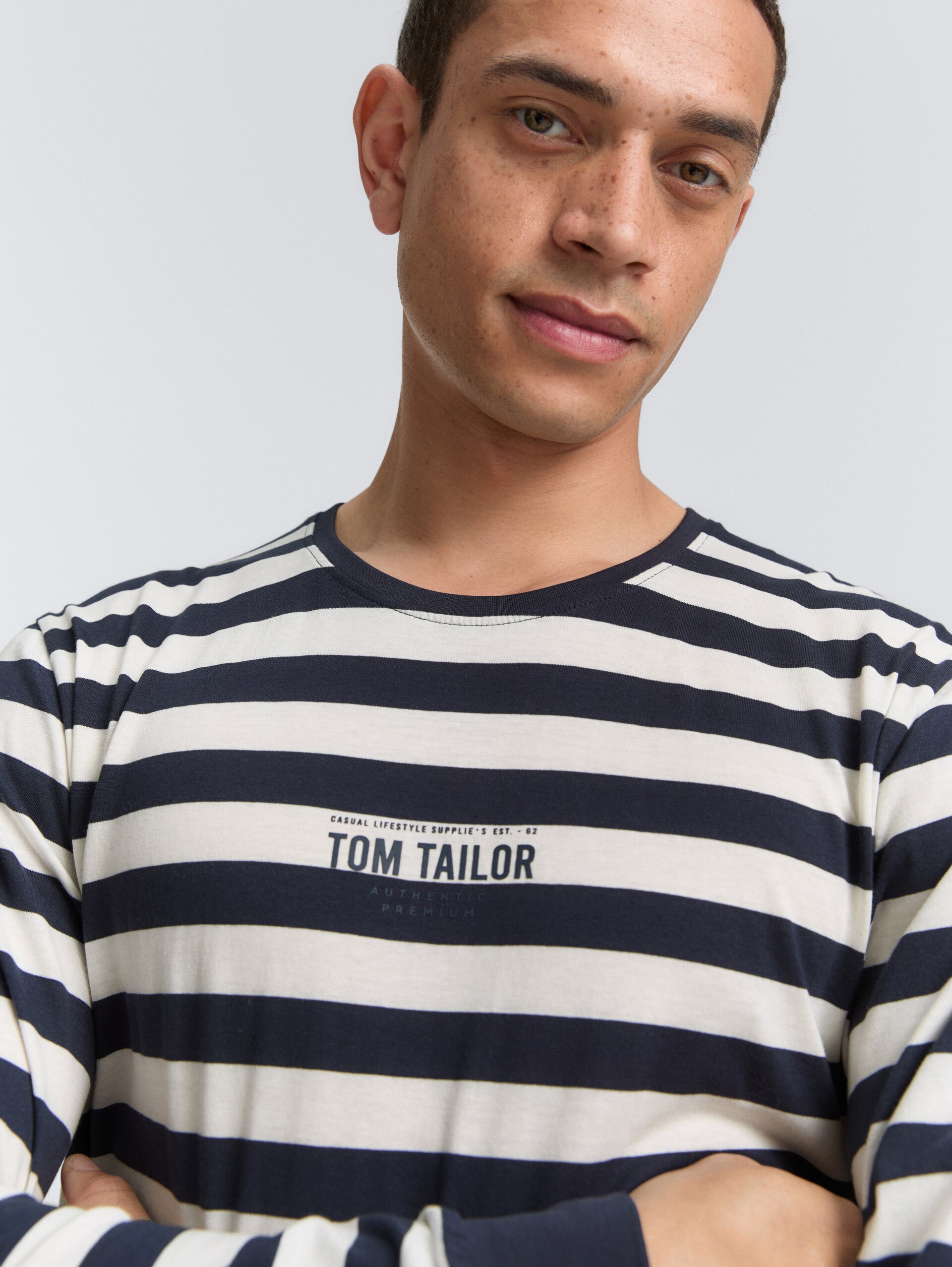 Pyjamaset met gestreept patroon - blue stripes