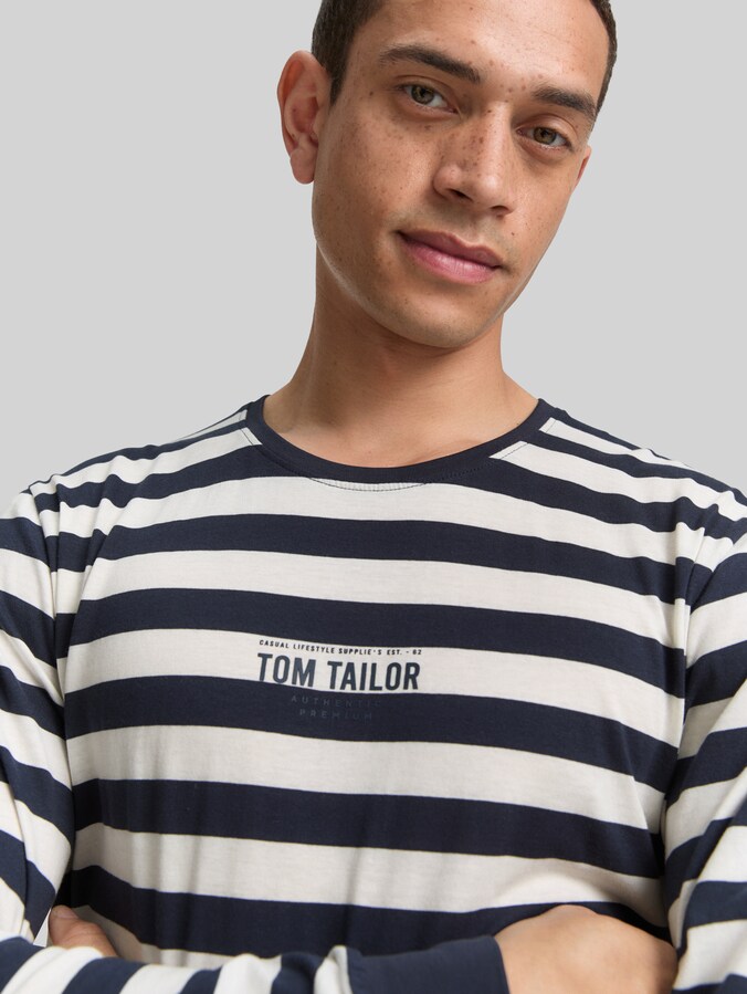Pyjama set with striped pattern by Men, blue stripes