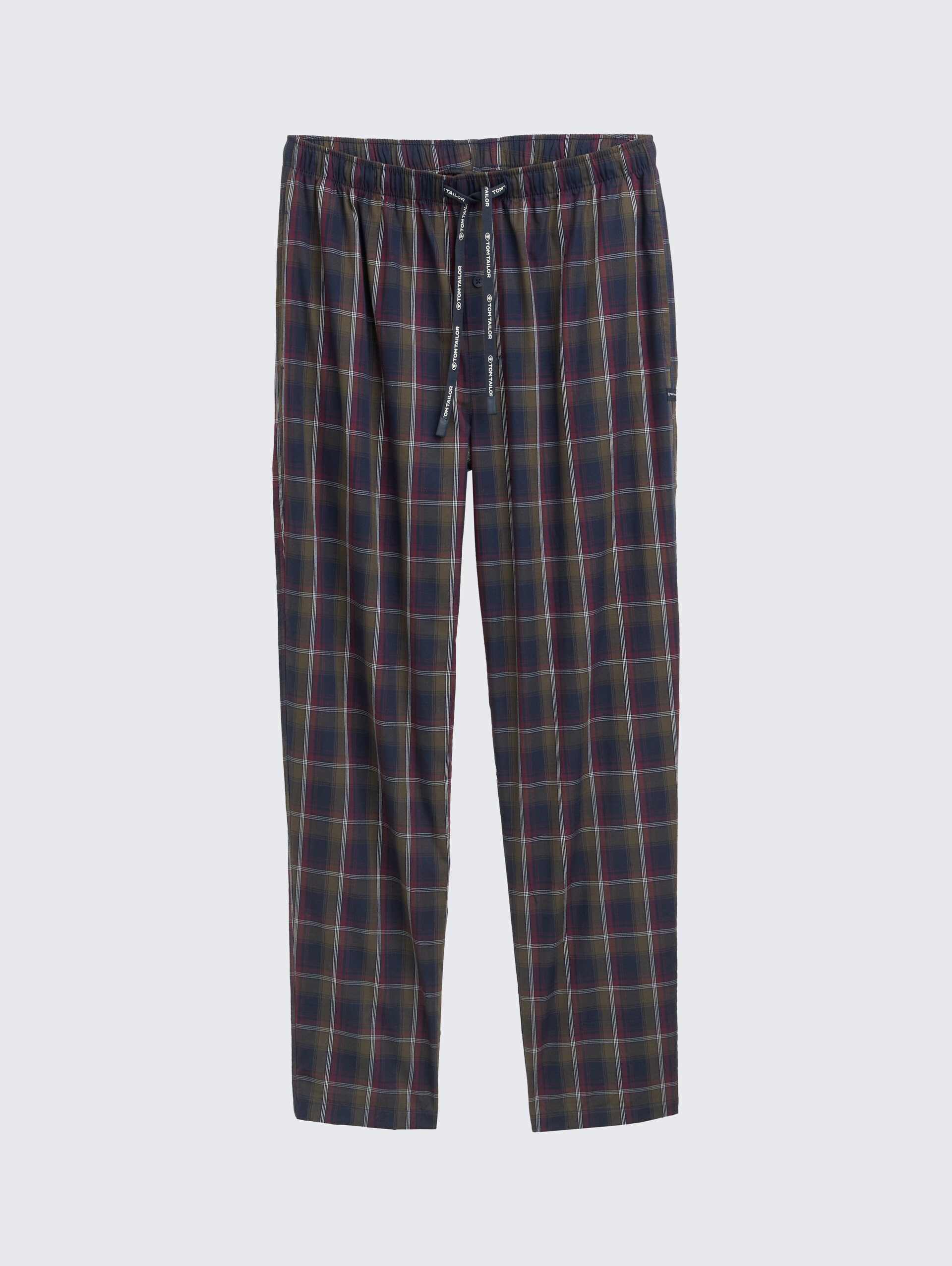 Pyjama-Hose mit Karomuster - blue-dark-check - Vorder-Produkt-Ansicht