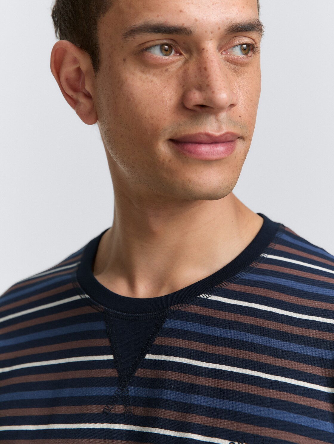 Pyjama-Set mit Streifenmuster - brown-dark-ringlet