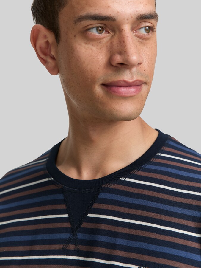 Pyjama-Set mit Streifenmuster von Men, brown-dark-ringlet
