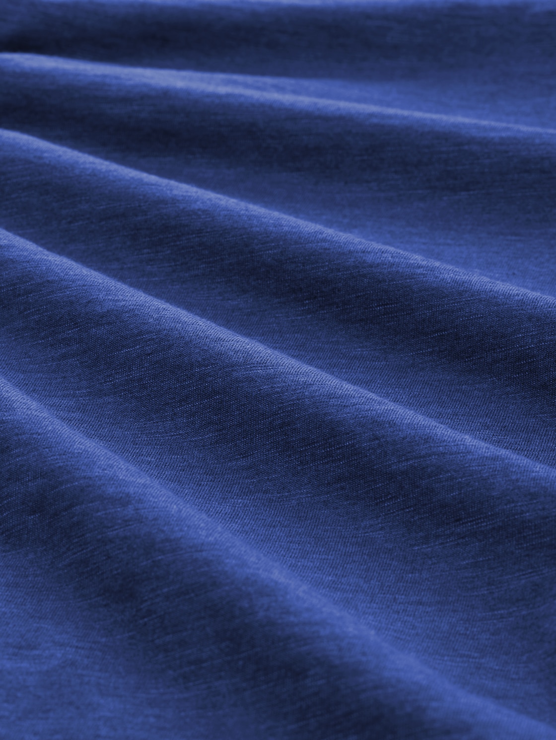 Pyjama-Hose in Melange-Optik - blue-medium-solid - Material-Ansicht