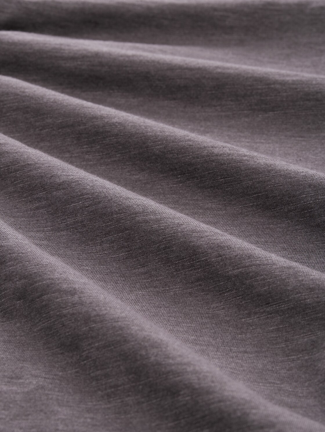 Pyjama-Hose in Melange-Optik - grey-dark-melange - Material-Ansicht