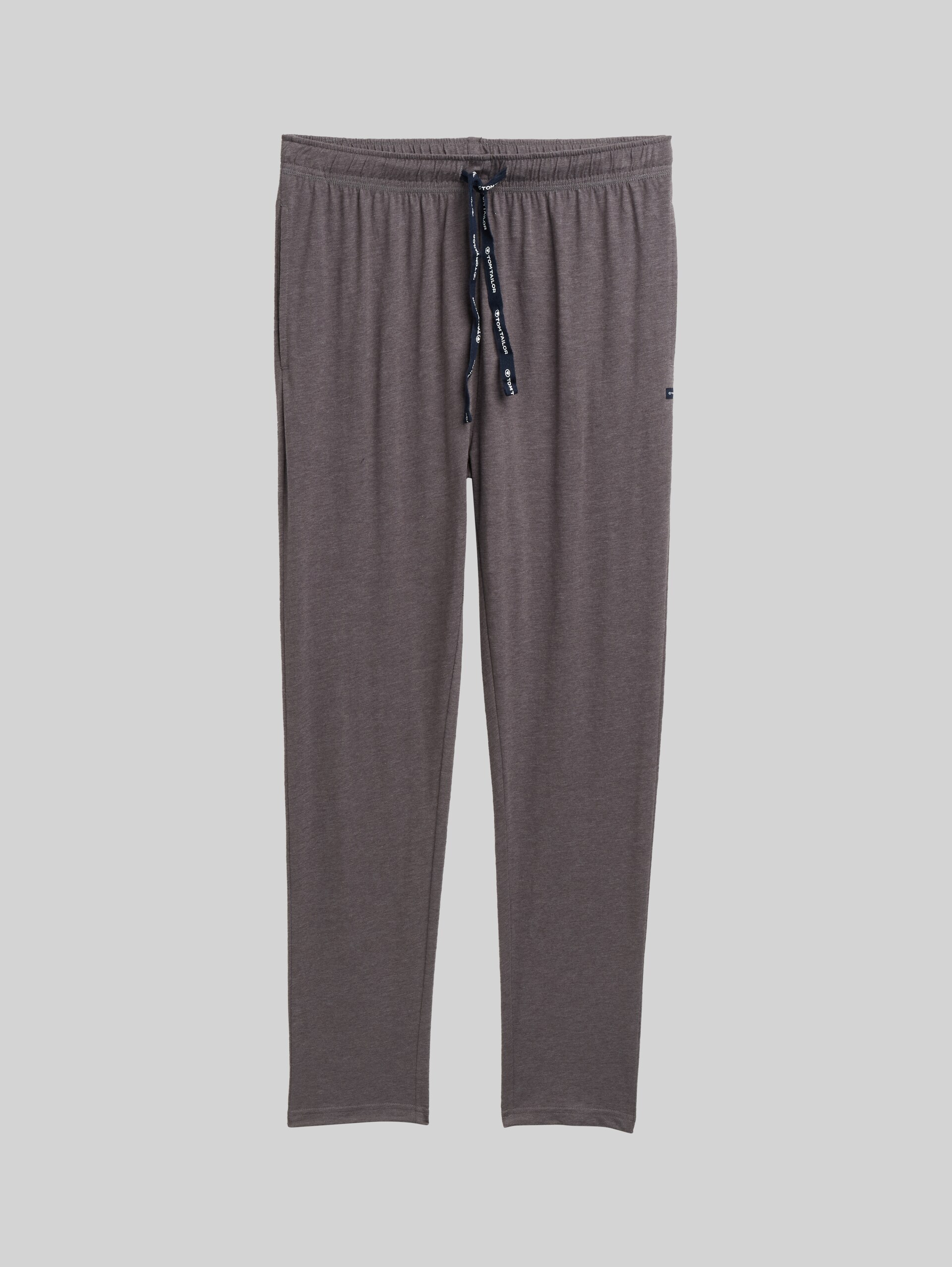 Pantalon de pyjama avec aspect mélangé - grey-dark-melange - Vue de face du produit