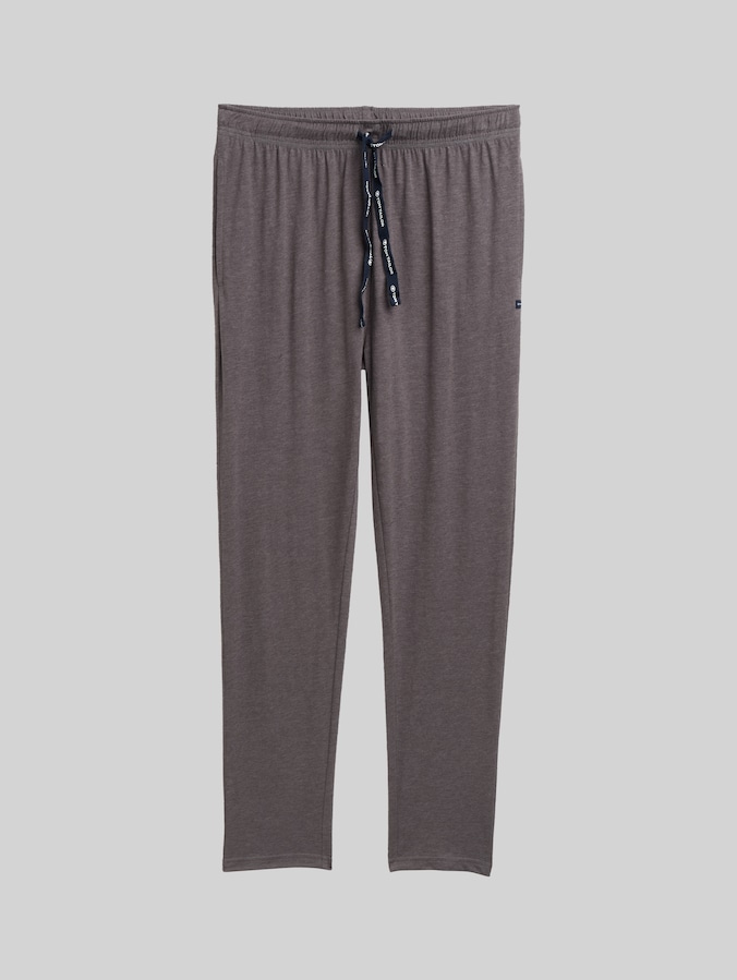 Pyjama-Hose in Melange-Optik von Men, grey-dark-melange
